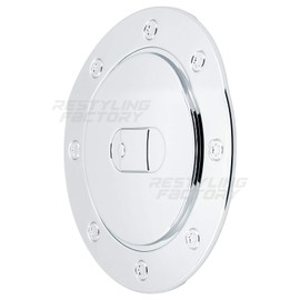 Restyling Factory Chrome ABS Gas Door Cover for 10-14 Ford Mustang 10 11 12 13 14