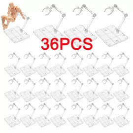 Unbranded 36Pc Adjustable Action Figure Display Holder Base Doll Model Stand For HG144 USA