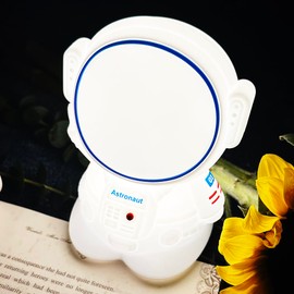 ANJOGIFT LED Night Light Cute 7Color Shift Astronaut Night Light with Brightness Adjustable, Non-Flickering Eye-Caring LED Warm Light, Timing Function, Ideal Gift