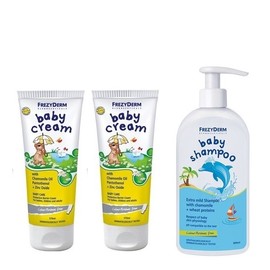 Frezyderm 2x Frezyderm Baby Cream 2x 175ml Shampoo 300ml
