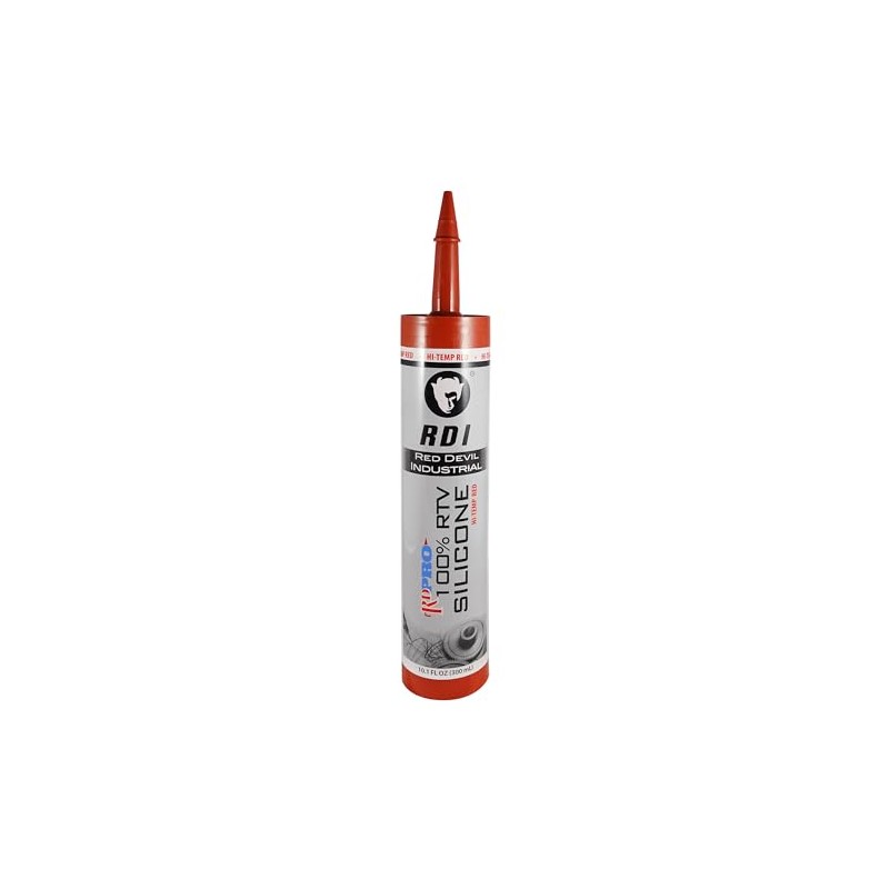 Red Devil 08090I RD PRO 100% Heat Resistant RTV Silicone