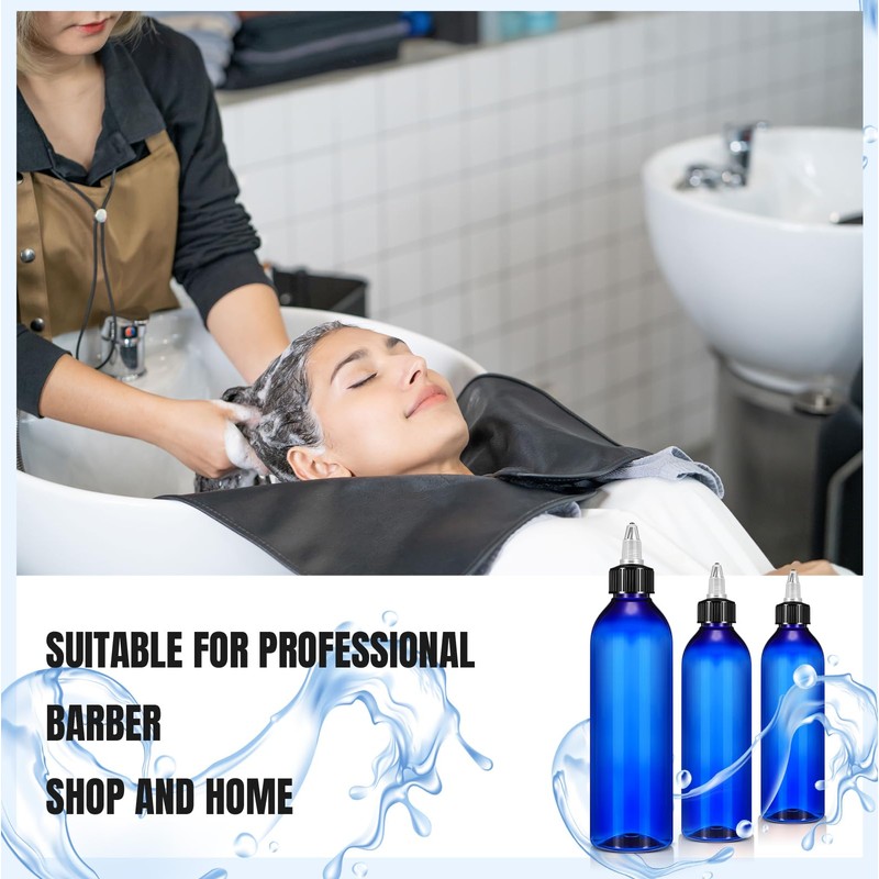 Barydat 12 Pcs Applicator Bottles for Hair, Squeeze Hair Oil