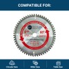 Benchmark Abrasives TCT 6 1/2 Inch Circular Saw Blade, Tungsten