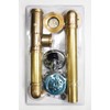 Keeney 606RB Trip Lever with Brass Pipe Bath Drain Assembly,