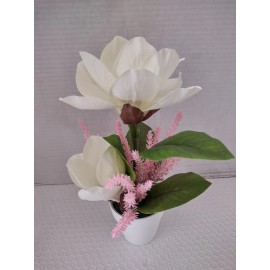 Unbranded Small Magnolia table decoration CREAM