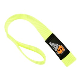 Agency 6™ Winch Hook Pull Strap - Safety Yellow - 1 INCH Wide - Heavy Duty - Made in The U.S.A.