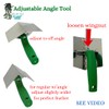 Medusa Stainless Steel Adjustable Drywall Angle Tool with Two in