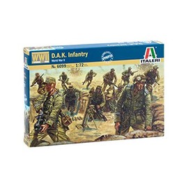 Italeri – i6099 – Figurine – Africa Korps Infantry – 1: 72 Scale Model Kit