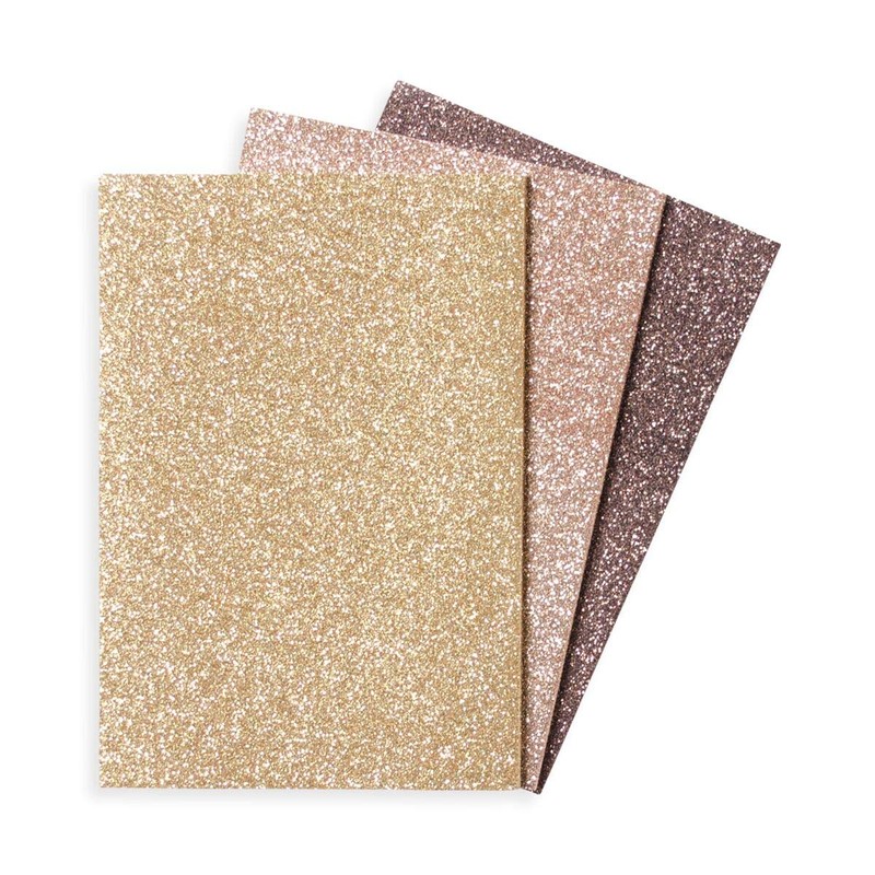 Oh My Glitter Notebooks - Set of 3 - Gold