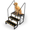 foriy 3 Steps RV Stairs, Outdoor Hot Tub Steps, Mobile