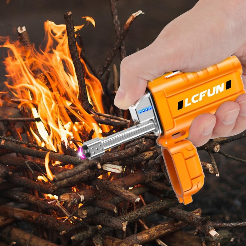 LcFun Electric Lighter, USB C Rechargeable Lighter, 360°Flexible Neck Arc