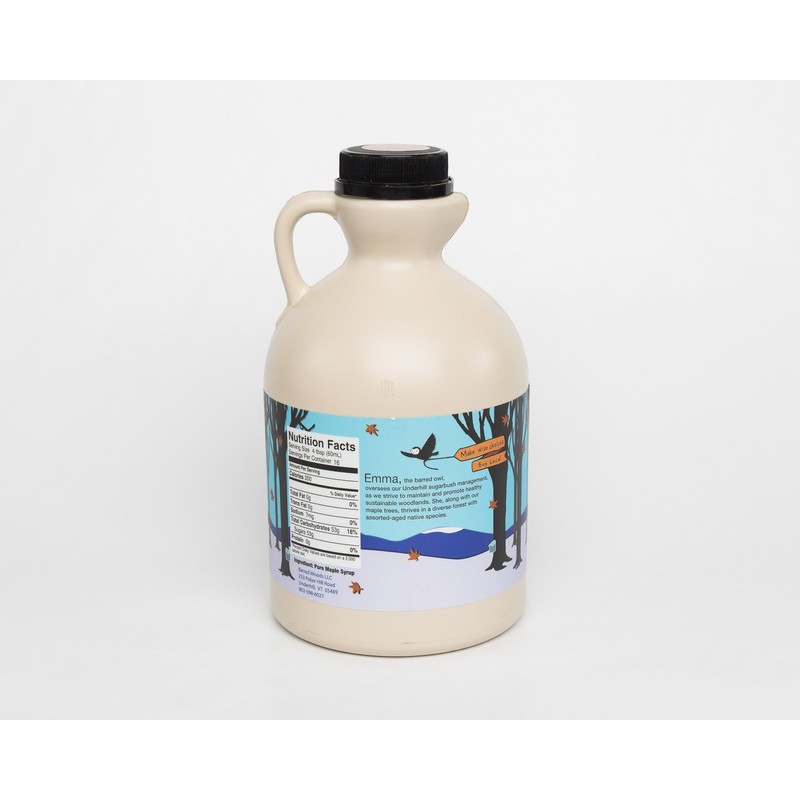 Barred Woods Vermont Maple Syrup - Grade A Amber Rich,