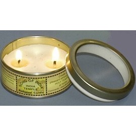 India Temple Double Wick Candle - Song of India