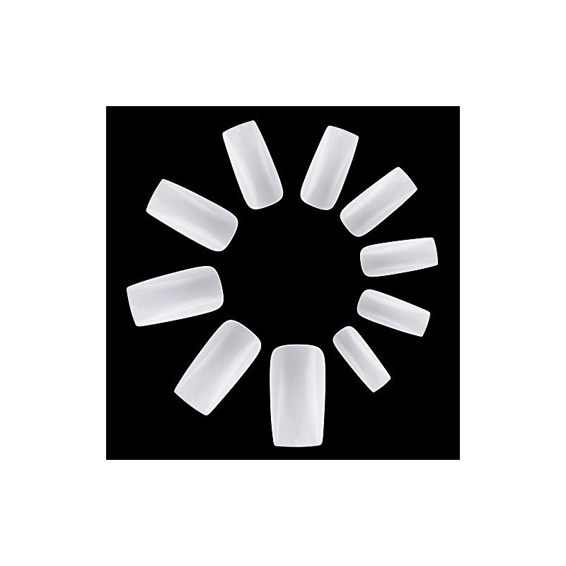 Full Cover Acrylic False Nail Tips, 500PCS Fake Nail Shape