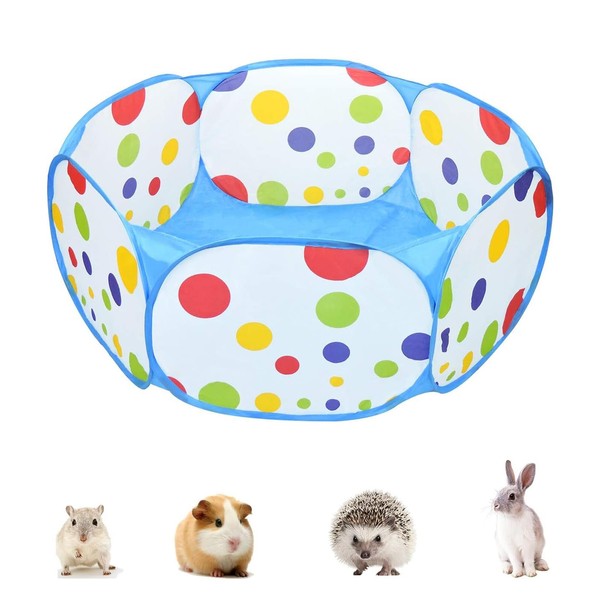 Debbery Hamster Playpen, Portable Foldable Outdoor Indoor Pop-up small animal
