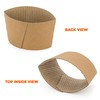 FMP Brands 100 Pack Coffee Sleeves for 8 oz Coffee