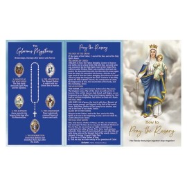 How to Pray the Rosary Trifold Card