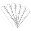 Pack of 6 Rulers 15 cm, Ruler Primary School, Ruler