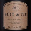 Manly Indulgence Suit & Tie Scented Jar Candle, Medium, Black
