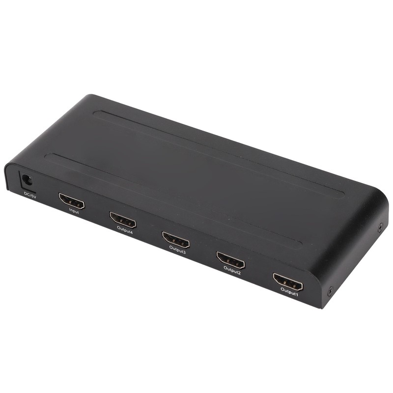 1x4 HD Multimedia Interface Splitter 4K 60hz 4 Port HD
