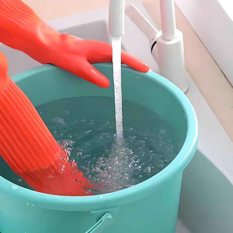 Xuper Grip Cleaning Gloves Natural Rubber Household Extra Long for