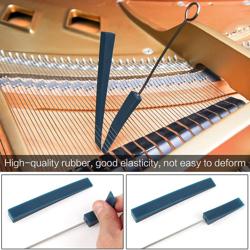 Professional Piano Tuning Kit Tuning Wrench Hammer Temperament Strip Mute