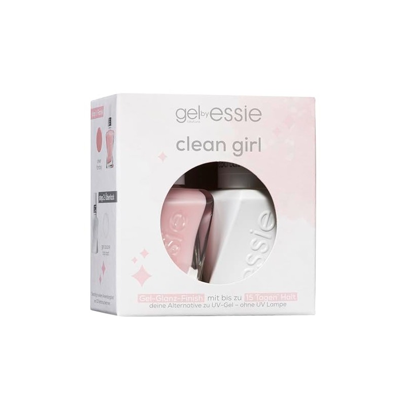 Essie Gel Couture Clean Girl Set (No. 00 Top Coat,