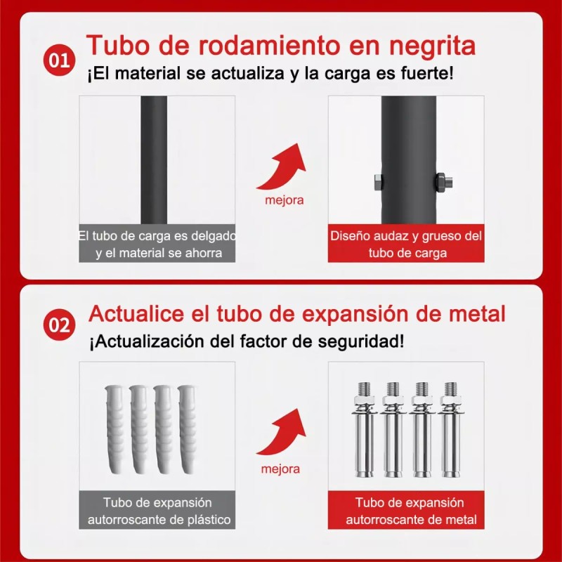 Unbranded Soporte De Pared Techo Para Pantalla Tv/monitor De 40