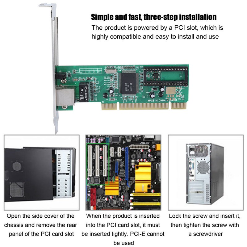 PCI One port Realtek 8169 PCI Network Card 10/100/1000Mbps Gigabit