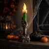 Halloween Skeleton Candle Light for Party Decor – Flameless Skull