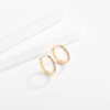 Gold Hoop Earrings for Women, Sterling Silver Small Huggie Hoop