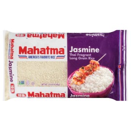Mahatma Jasmine Rice, 10lb Bag of Rice, Thai, Indian, or Cambodian Fragrant Flavored