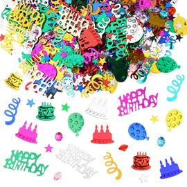 Happy Birthday Confetti Table Decoration Birthday GoldRock Confetti Birthday, Confetti Birthday, Happy Birthday Confetti Decoration, Happy Birthday Decoration Woman Man, Birthday Table Decoration,