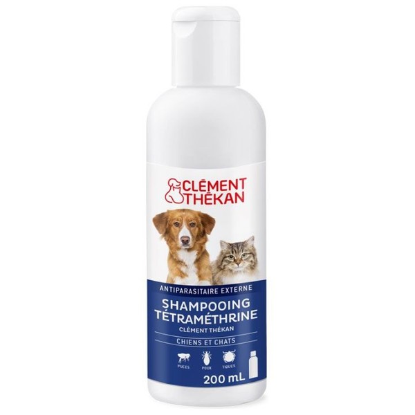 Clément-Thékan  Shampoing Tétramétrine Antiparasitaire Clément-Thekan 200 ml