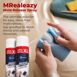 Silicone Mold Release Spray (Silicone-Based) (16.9 floz/500ml) - Resin & Epoxy Release Agent for Smooth Mold Removal with Ease, Universal Use on Almost All Molds