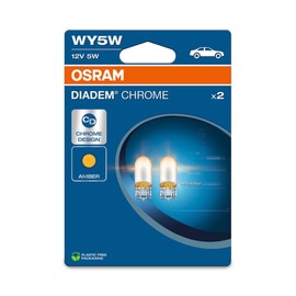 Osram DIADEM® Chrome, WY5W, double blister pack, 2 lamps, white