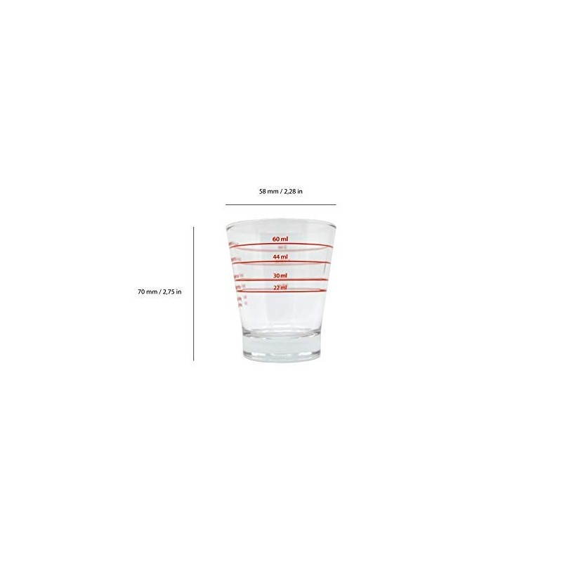 ITALPARTS Espresso Glass, 2 pcs.