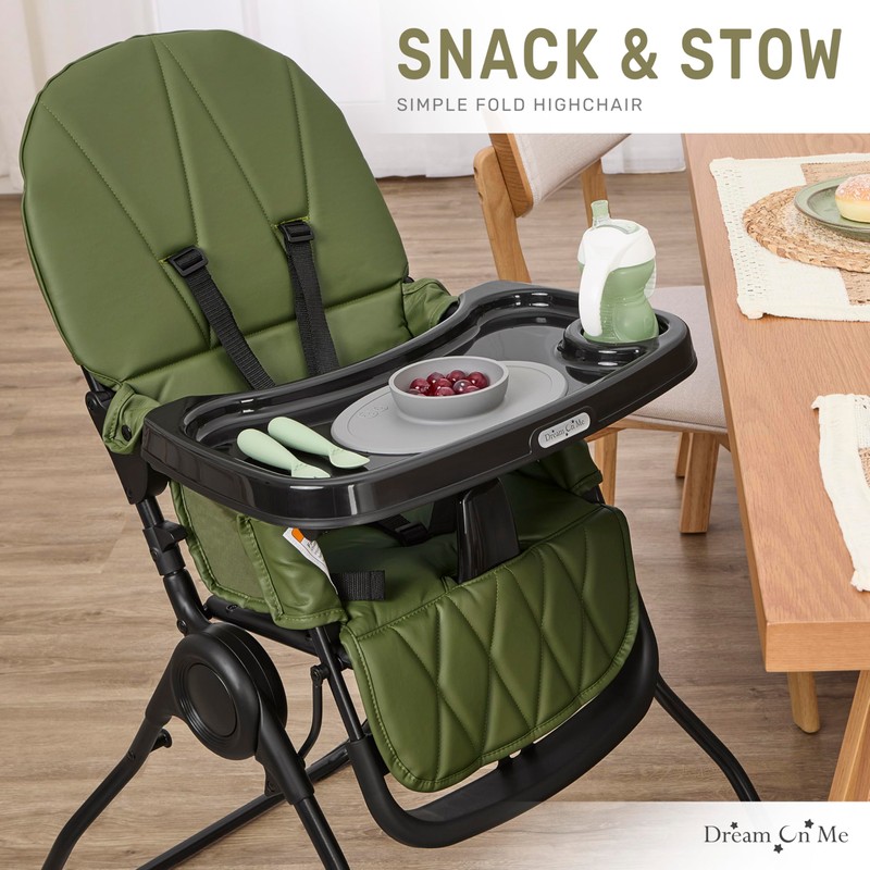 Dream On Me Snack & Stow High Chair