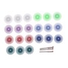 WOONEKY 24pcs Radial Polishing Discs Multi-grit Bristle Buffing Wheels for
