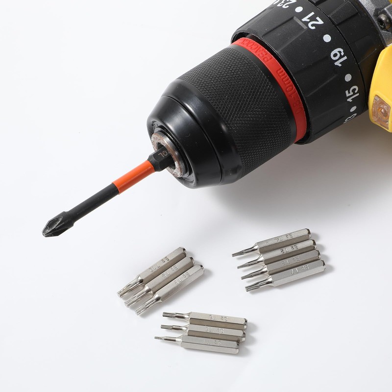 Torx Bit Set, 10 Pieces 4 mm Torx Screwdriver Star