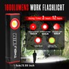 lexall Flashlight, 1600 Lumens Mini Magnetic Flat EDC Flashlight with