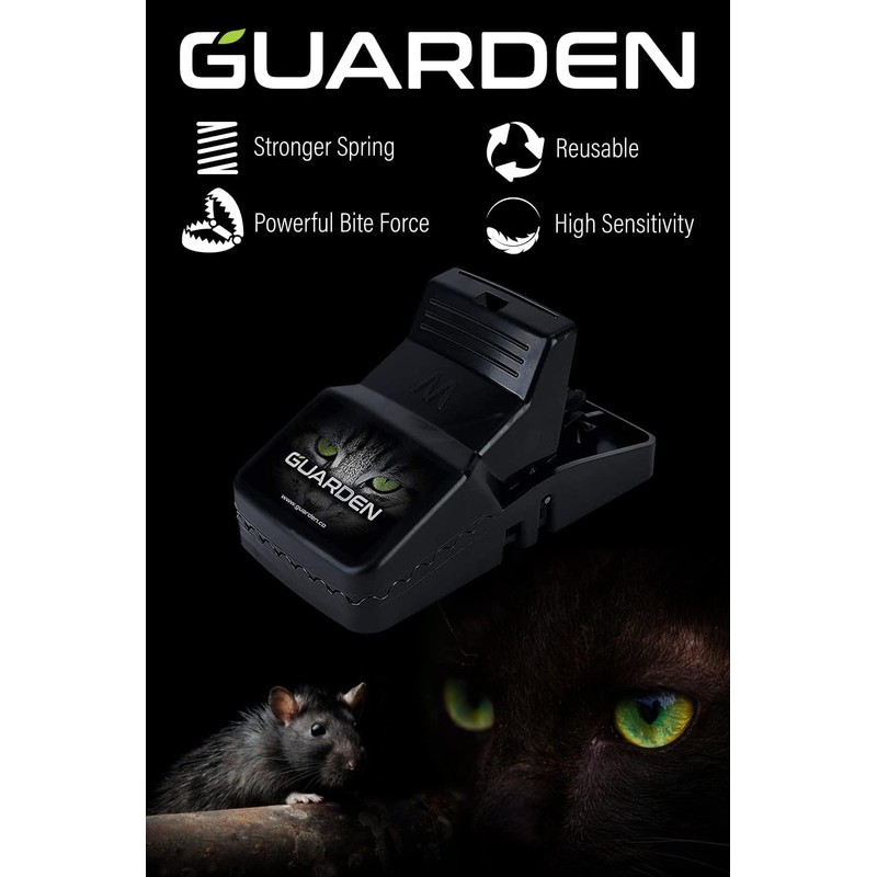 Rat Traps Indoor (2 Pack) Catch Rats, Mice, and Voles