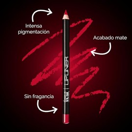 Los Lip Combos que Necesitabas – Kit de 2 Labiales Mate Bissu + 2 Delineadores IVY | Vegano, Waterproof y Cruelty Free (Cherry)