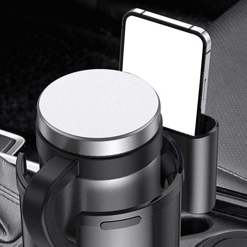 2 in 1 Car Cup Holder with Adjustable Base Shockproof