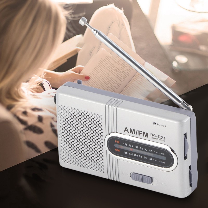Universal Portable AM/FM Mini Radio Stereo Speakers Receiver Music Player
