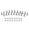 Oumefar Rivets Croc Spike Charms 9×7×2 20 Pcs 10 *