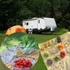 MIUPOO Portable Camping Tableware Set, Foldable Plate Bowl Water Cup,