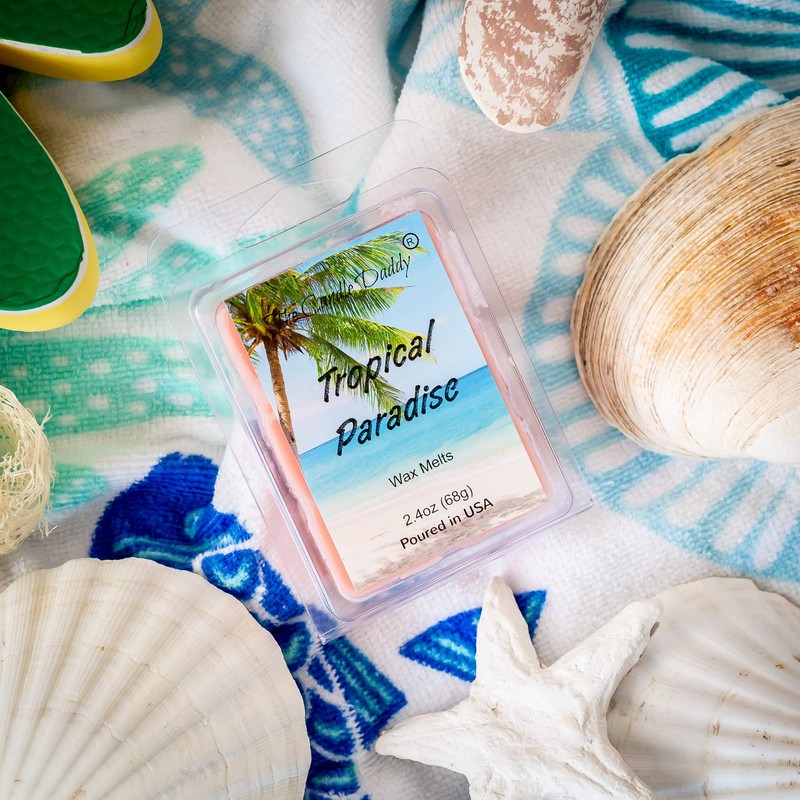 Tropical Paradise Scented Wax Melt - 2 Ounces - 6