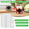 Oui Yogurt Jars Lids, 32 pcs Plastic Yogurt Container Jar