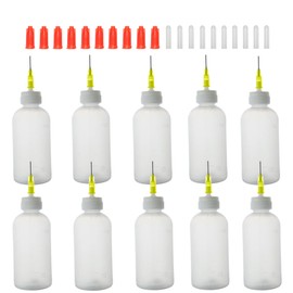 10Pcs Syringe Bottle With 20G Dispensing Needles And Cap (50ml dispensing bottle)